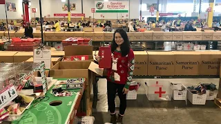 Operation Christmas Child Processing Center | Processing a 5-9 Girl Shoebox | Mini Tour of the PC