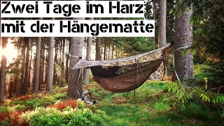 Vlog: zwei Tage im Harz mit der Hängematte | Wandern | Mehrtagestour