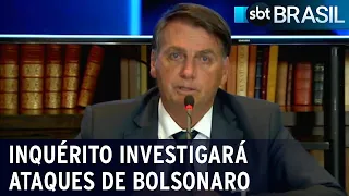 TSE abre inquérito para apurar ataques de Bolsonaro à urna eletrônica | SBT Brasil (03/08/21)