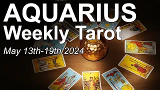 AQUARIUS "GETTING WHAT YOU DESERVE AQUARIUS! FIRST KNOW THIS..."  Weekly Tarot May 13th-19th 2024