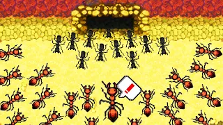 Army Ant INVASION into the Fire Ant NEST! - Pocket Ants Mobile