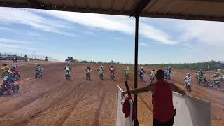 Drove all night to race motorcycles