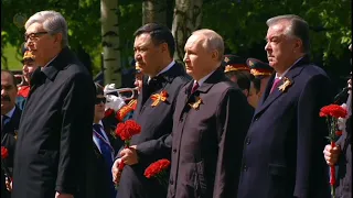 Russia National Anthem | Wreath Ceremony of Victory Day 2023