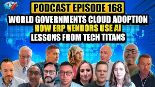 Podcast Ep168: How ERP Vendors are Using AI, Lessons from Tech Titans