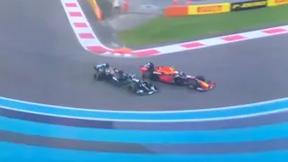 Verstappen pushes Hamilton off track f1 abu dhabi 2021