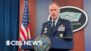 Pentagon takes questions after Biden comments on retaliation to deadly drone strike | full video
