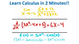 Understand Calculus in 2 Minutes!!