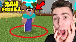 JAK DŁUGO NOOB WYTRZYMA w CZERWONYM KÓŁKU w Minecraft!?