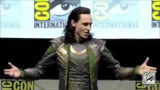 Loki Takes Over Hall H at ComiCon 2013 full appearance better audio