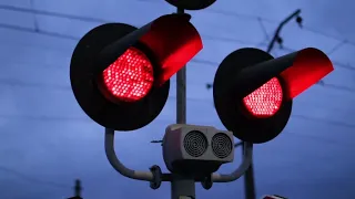 Train Rail Road Crossings. Driver Education On How To Cross Train Tracks Safely.