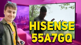 HISENSE 55A7GQ 55 ДЮЙМОВ - 4K СМАРТ ТЕЛЕВИЗОР! САМЫЙ ЛУЧШИЙ QLED TV за 55К?