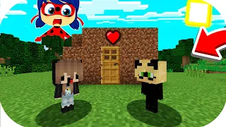 ¡BEBE NOOBSI SE ENAMORA DE BEBE CAT NOIR!🥰❤️MINECRAFT TROLL BEBE NOOBSI VS LADYBUG