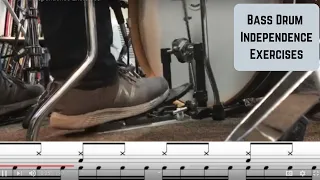 Bass Drum Independence Exercises | Drum Lesson