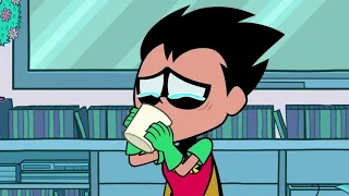 Random Robin Drinking His Tears... - Teen Titans GO!