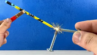 How To Make Simple 12V Pencil Welding Machine At Home ! Genious Idea