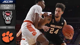 North Carolina State vs. Clemson Condensed Game | 2020-21 ACC Men's Basketball