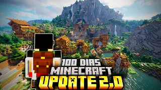 SOBREVIVI 100 DIAS NO UPDATE 2.0 DO MINECRAFT - O FILME