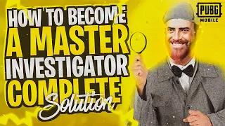 Problem Solution |How Become An Investigator |Get Free Exclusive Investigator Titles |PUBGM