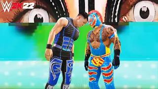 WWE 2K22 The Mysterios (Dominik & Rey Mysterio), Tag Entrance, Tag Moves & Victory Motion