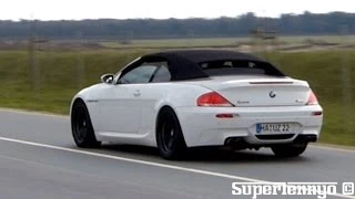 BMW M6 V10 G-POWER w/ KKS Exhaust & BMW M6 V10 w/ Eisenmann - Drag Races, Accelerations!