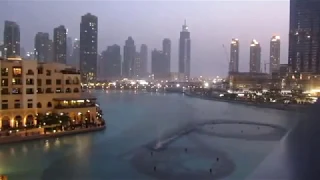 Dubai Fountains Synchronized With Whitney Houston's "I Will Always Love You"