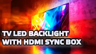 Adaptive backlight for TVs - Ambilight - Tuya Smart, Google Home, Home Assistant