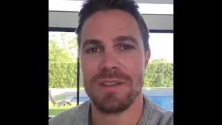 Stephen Amell was live. Code 8 stuff...