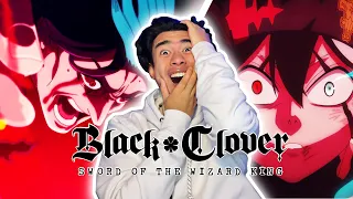 GOAT CLOVER COMES BACK WITH PEAK ANIMATION!? Black Clover Sword of the Wizard King REACTION!