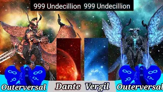 Dante vs Vergil Power Levels