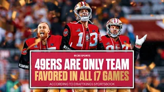 49ers are favored in EVERY SINGLE GAME in 2024 but what it REALLY means for next season 🤔