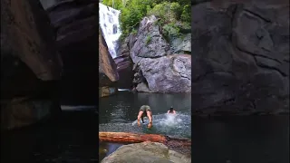 The most pristine waterfall swimming hole in the US #Shorts