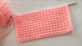 2 Rows Knitting Stitch Patttern