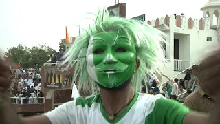 Beautiful Parade on Wagah Border Pakistan Flag lowering ceremony 2019 | HD