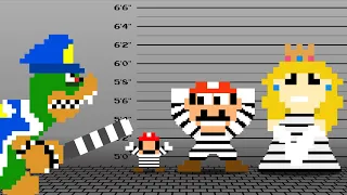 Mario but Bowser Locked Famlily Mario in Prison!