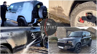 Deep Cleaning a Land Rover Defender After a Days Shooting