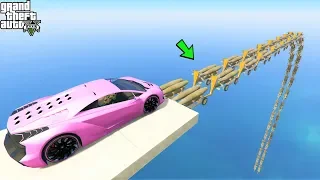 قراند 5 : باركور منحدر الصواريخ🐸🐸GTA 5 - Mega Ramp Bombs Parkour