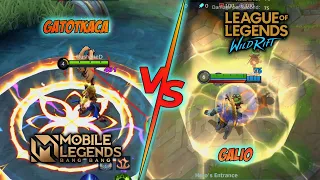 Mobile Legends Vs LoL Wildrift : Skill Comparison 2022