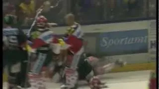 KAC vs. Graz 99ers Bench clearing Brawl