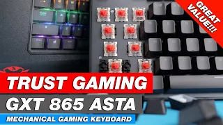 Trust GXT 865 ASTA - Awesome BUDGET gaming KEYBOARD