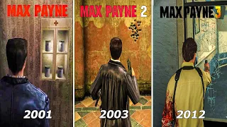 Max Payne Vs Max Payne 2 Vs Max Payne 3 I Physics Comparison and Details