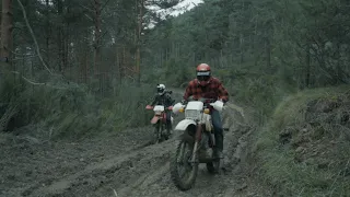 🌲VINTAGE Trail Motorcycles OFF ROAD Trip (Yamaha XT 600 & Honda XR 400 ) 🌲