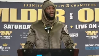 WILDER FINALLY REVEALS WHY HE LOSS SO MUCH WEIGHT AND ADMITS IT WASN'T INTENTIONAL