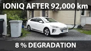 Hyundai Ioniq 28 kWh degradation test