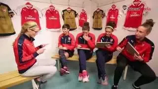 Housemates... with Arsenal Ladies