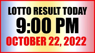 Lotto Result Today 9pm Draw October 22 2022 Swertres Ez2 Pcso