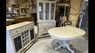 BLEACHING an entire Dining Set!