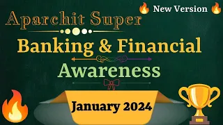 January Banking  &  Financial Awareness For SBI Clerk Mains 2024