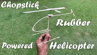 Chopstick Rubber Powered Helicopter - Sri Lanka