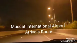 Muscat International Airport Arrivals Route