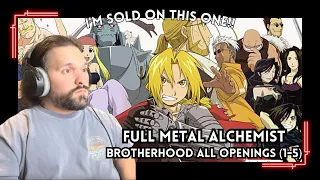 EDM Producer Reacts To Fullmetal Alchemist: Brotherhood All Openings (1-5)